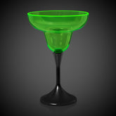 Neon Green LED 10 oz. Margarita Glass